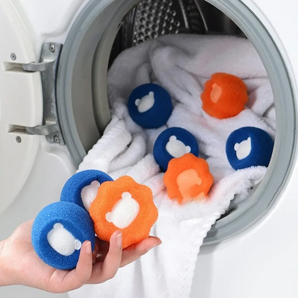 Washing Machine Filter Reusable Balls Wool Sticker Cat Hair Removal Device Pet Fur Hair Grabber Personal Care Front Page Laundry