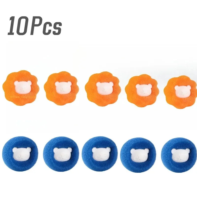 Washing Machine Filter Reusable Balls Wool Sticker Cat Hair Removal Device Pet Fur Hair Grabber Personal Care Front Page Laundry