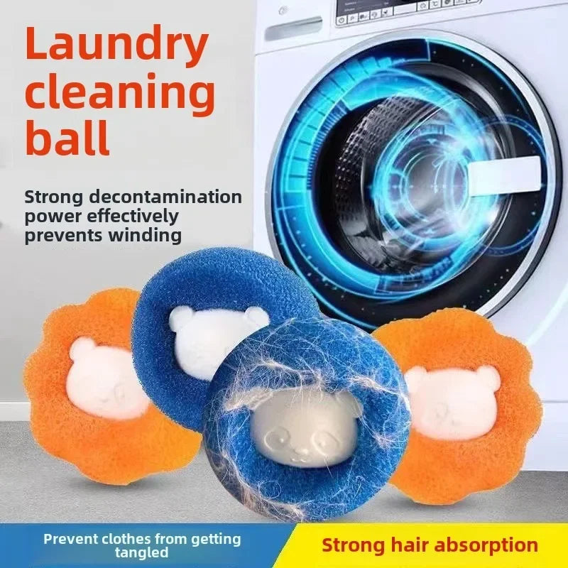 Washing Machine Filter Reusable Balls Wool Sticker Cat Hair Removal Device Pet Fur Hair Grabber Personal Care Front Page Laundry